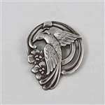 Pin, Sterling Bird, Deco Design