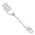 Wood Lily by Frank Smith, Sterling Salad Fork, Satin Finish