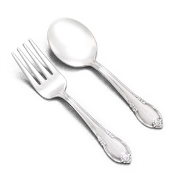 Remembrance by 1847 Rogers, Silverplate Baby Spoon & Fork