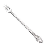 Brides Bouquet by Alvin, Silverplate Pickle Fork, Long Handle, Monogram S