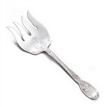 Brides Bouquet by Alvin, Silverplate Salad Serving Fork, Monogram W