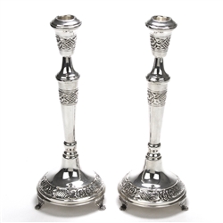 Candlestick Pair, Tall by Mexican, Sterling Rose Design