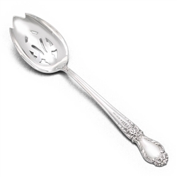 Brocade by International, Sterling Tablespoon, Pierced (Serving Spoon)