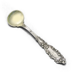 Luxembourg by Gorham, Sterling Master Salt Spoon, Gilt Bowl, Monogram MMcC