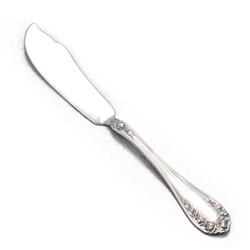 Normandy Rose by Northumbria, Sterling Master Butter Knife, Flat Handle, Large