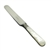 Pearl Handle by S. H. Co. Dinner Knife, Blunt Plated, Column Ferrule Design