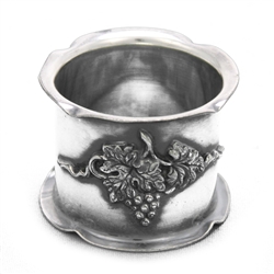 Napkin Ring, Silverplate Grape Design