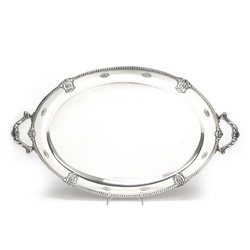 Rose Point by Wallace, Silverplate Tray w/ Handles