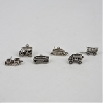 Charms, Sterling Transportation, Set of 6