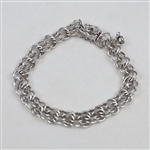 Charm Bracelet by Elco, Sterling Double Link