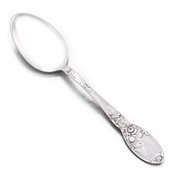 Brides Bouquet by Alvin, Silverplate Tablespoon (Serving Spoon), Monogram M