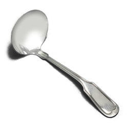 Threaded by 1847 Rogers, Silverplate Gravy Ladle