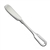 Threaded by 1847 Rogers, Silverplate Butter Spreader, Flat Handle