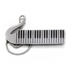 Pin by Mexican, Sterling G Cleft & Piano Keys