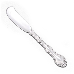 French Scroll by Alvin, Sterling Butter Spreader, Flat Handle