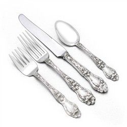 Lily by F.M. Whiting, Sterling 4-PC Setting, Luncheon, French
