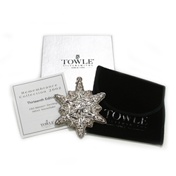 2002 Old Master Snowflake Sterling Ornament by Towle