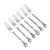 Dolly Madison by Holmes & Edwards, Silverplate Berry Forks, Set of 6, Monogram J