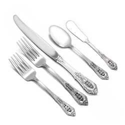 Rose Point by Wallace, Sterling Flatware Set, 40 Piece Set
