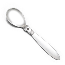 Cactus by Georg Jensen, Sterling Egg Spoon, Monogram A.T.C. 1933