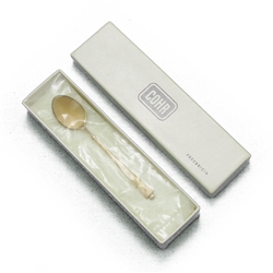 Demitasse Spoon by Cohr, Sterling, Yellow Enamel w/ Gilt