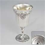 Baroque by Wallace, Silverplate Water Goblet, Gilt interior