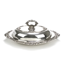 Baroque by Wallace, Silverplate Vegetable Dish, Double/Covered