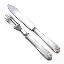 Daffodil by 1847 Rogers, Silverplate Fish Fork & Fish Knife