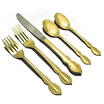 Reflection (Golden) by 1847 Rogers, Gold Electroplate 5-PC Place Setting