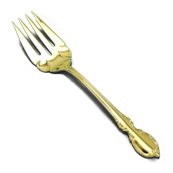 Reflection (Golden) by 1847 Rogers, Gold Electroplate Cold Meat Fork