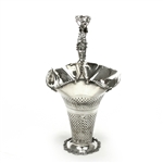 Basket by Forbes Silver Co., Silverplate Poppy & Wild Roses Reticulated Design