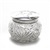 Dresser Jar, Glass w/ Sterling Lid Asian Design