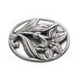 Pin, Sterling Lily