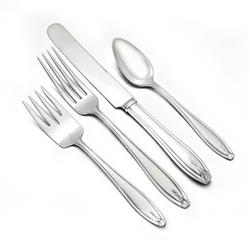 Hostess by Wallace, Silverplate 4-PC Setting, Luncheon, Blunt Plated
