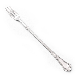 Lotus by 1847 Rogers, Silverplate Pickle Fork, Long Handle