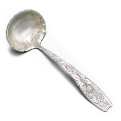 Berry by Whiting Div. of Gorham, Sterling Gravy Ladle, Gilt Bowl, Monogram E