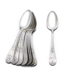 No. 43 by Towle, Sterling Teaspoons, Set of 12, Monogram Emma