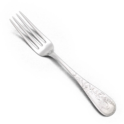 Antique, Engraved No. 8 by Gorham, Sterling Luncheon Fork, Monogram A
