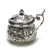 Mustard Pot by J. & K., Sterling, Repousse Design