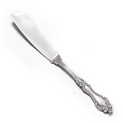 Master Butter Knife, Flat Handle by R. Blackinton & Co., Sterling Bead & Scroll Design, Monogram JFL