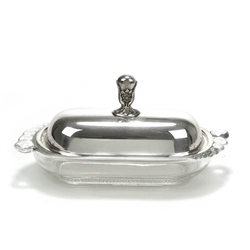 Gardenia by Wm. Rogers & Son, Silverplate Butter Dish