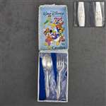 Youth Spoon & Fork by Cavalier, Silverplate, Mickey Mouse