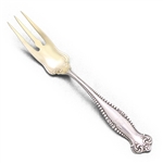 Canterbury by Towle, Sterling Pickle Fork, Gilt Tines, Monogram K