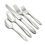 Hostess by Wallace, Silverplate 5-PC Setting, Dinner w/ Dessert Place Spoon