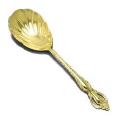 Golden Countess by International, Gold Electroplate Berry Spoon