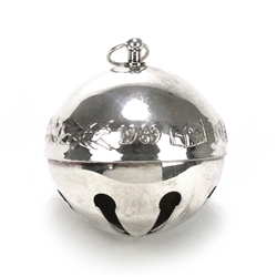 1989 Sleigh Bell Silverplate Ornament by Wallace