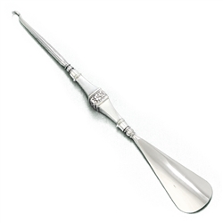 Shoe Horn, Silverplate Button Hook