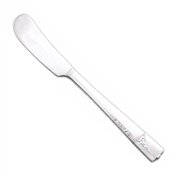 Caprice by Nobility, Silverplate Butter Spreader, Flat Handle