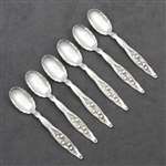 Lily of the Valley by Whiting Div. of Gorham, Sterling Demitasse Spoon, Set of 6, Ruffled Edge