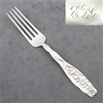 Lily of the Valley by Whiting Div. of Gorham, Sterling Luncheon Fork, Monogram EFG